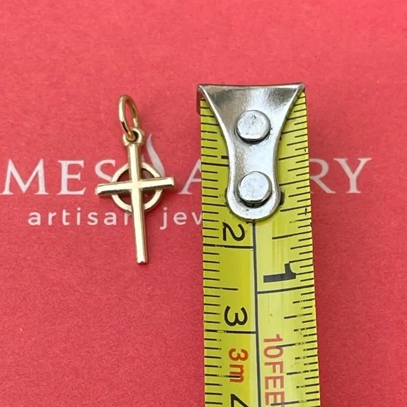 James Avery 14k yellow gold cross